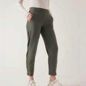 BROWN (not olive as seen in first three pics) Athleta pants